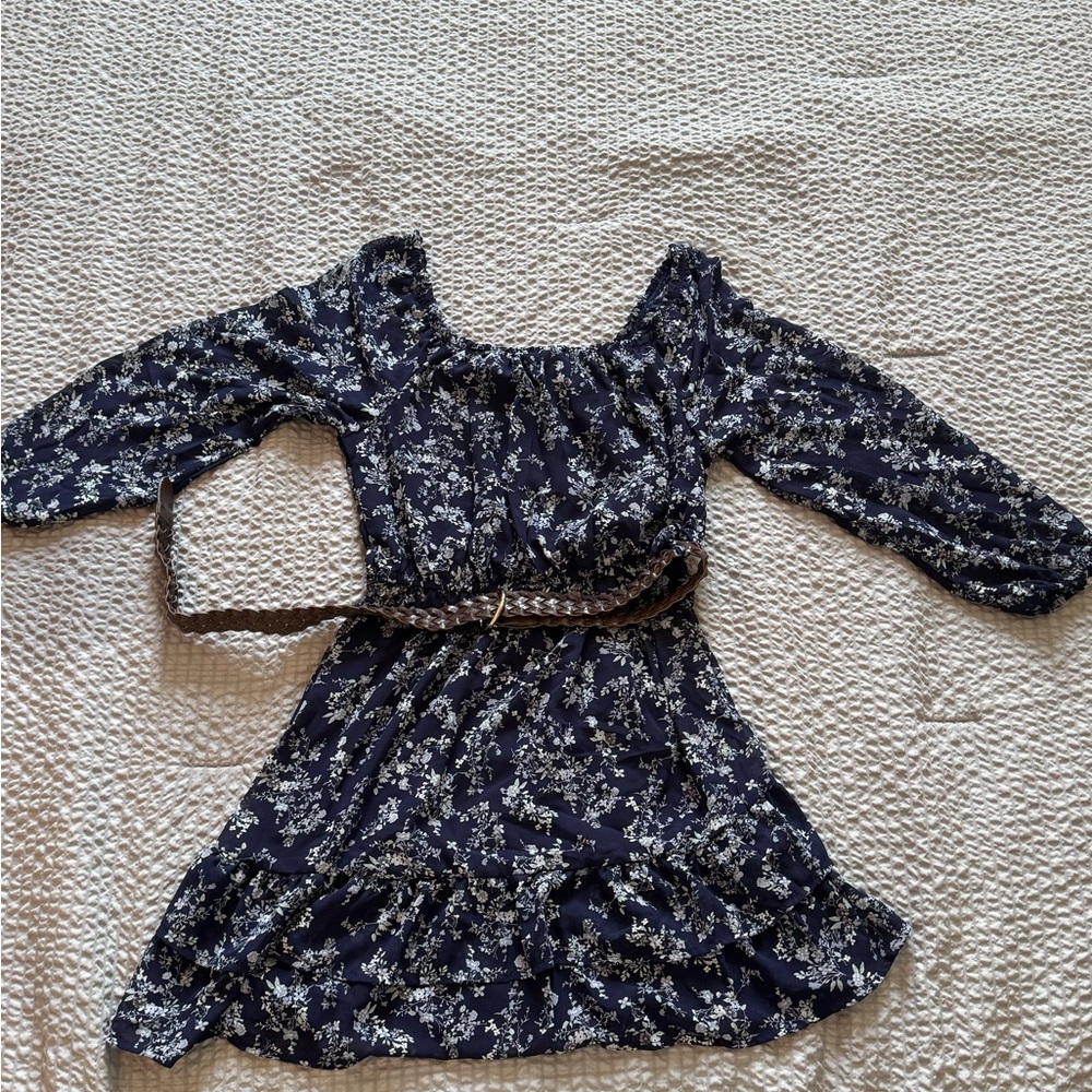 ⚠️Floral Dress with Belt⚠️
